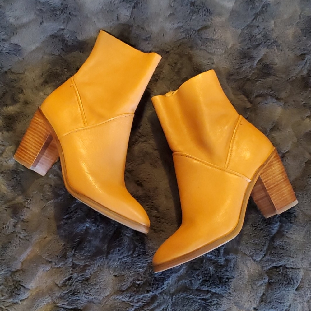 Aldo Tan Leather Booties